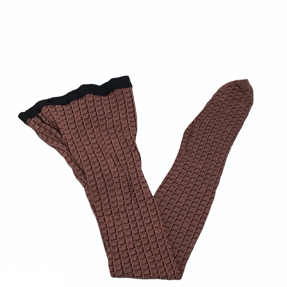 CHANEL COLLANT FANTAISIE JACQUARD FANCY TIGHTS